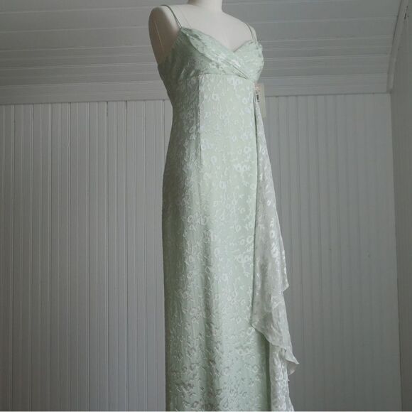 NWT dead/old stock burnout velvet minty mermaid maxi dress - Picture 10 of 13